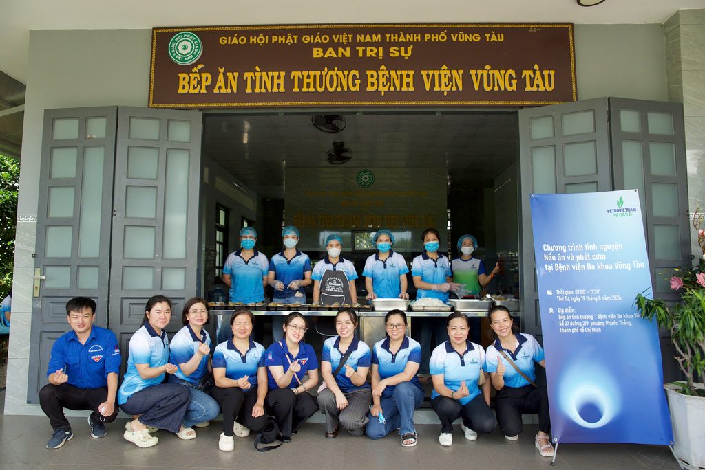 PV GAS D đồng hành cùng các bệnh nhân có hoàn cảnh khó khăn qua chương trình suất ăn thiện nguyện 1 Hinh 1